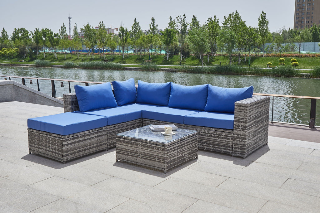 Patio Sofa With Cushions