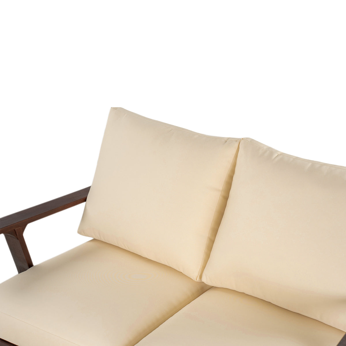 4 Pieces Outdoor Sofa Set with Cushions and Coffee Table