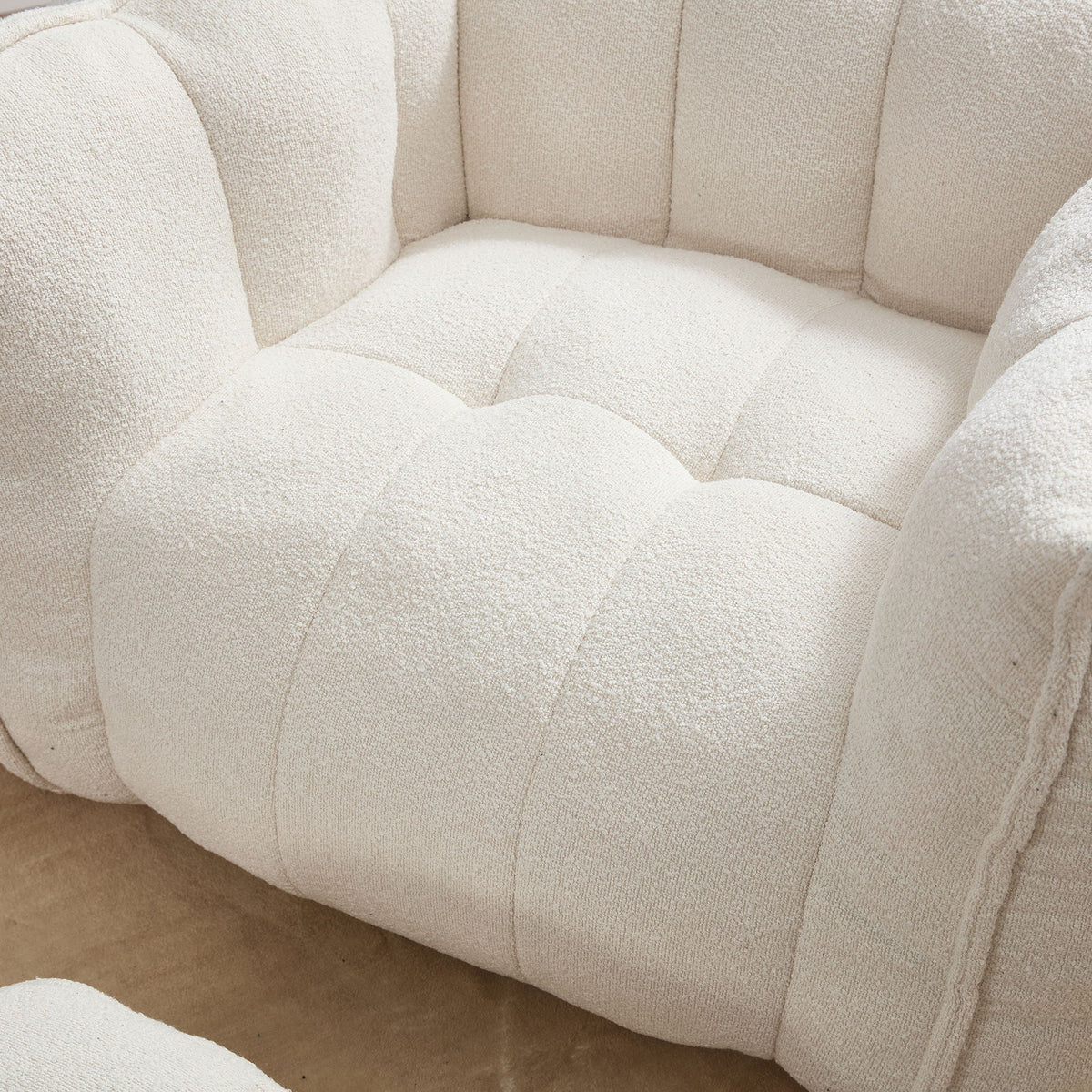Soft Bean Bag Chair With High Resilient Foam