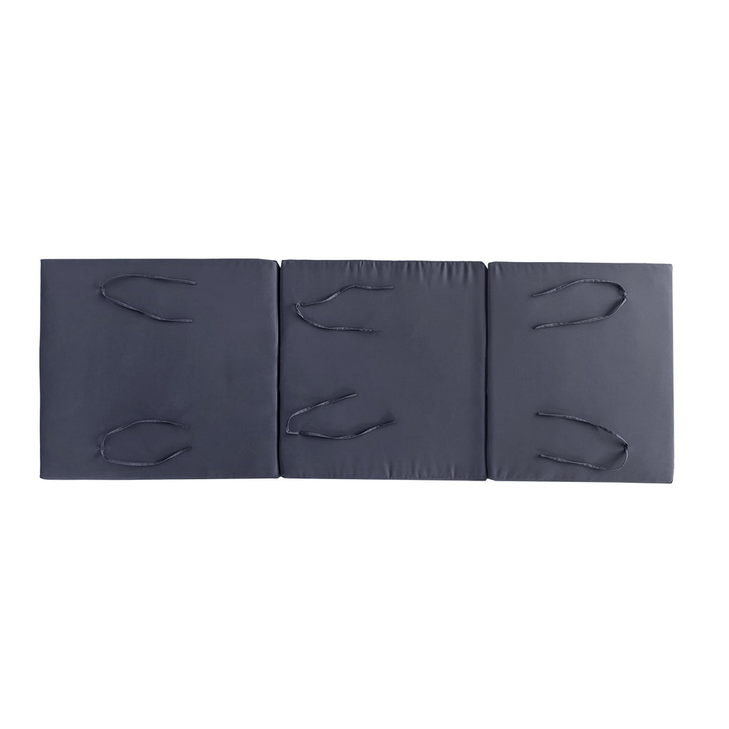 Gray Broadway Ian Chaise Lounge Cushion (Triple Folds)