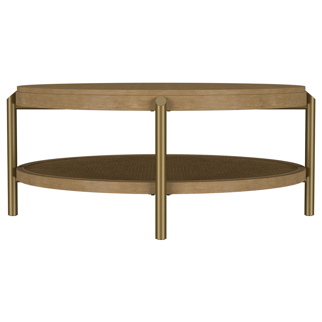 Benson - Round Table With Storage Shelf