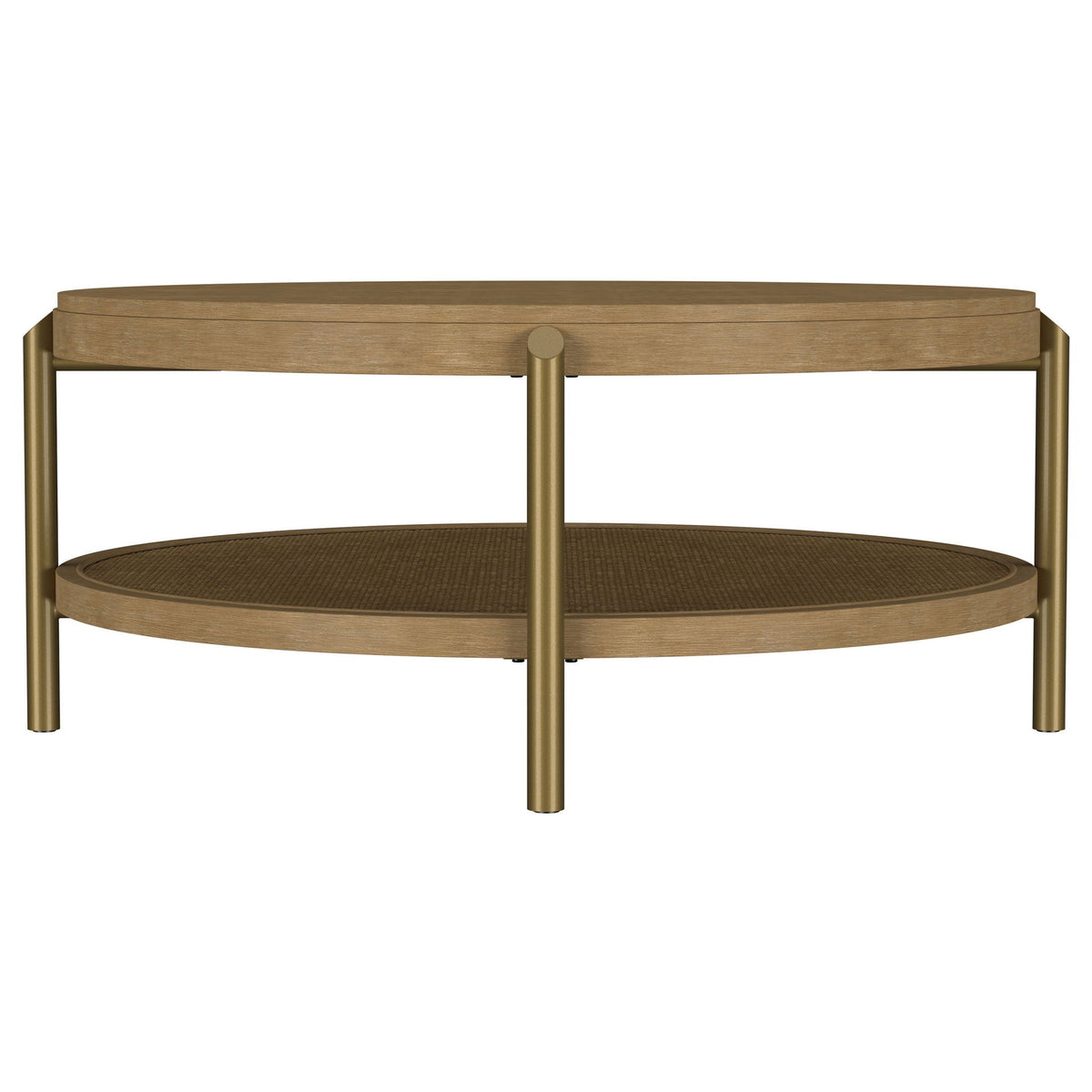 Benson - Round Table With Storage Shelf