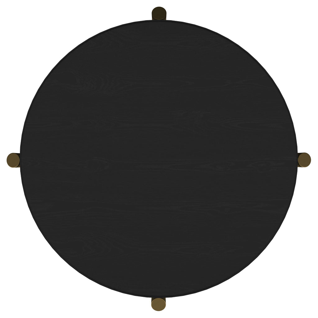 Benson - Round Table With Storage Shelf