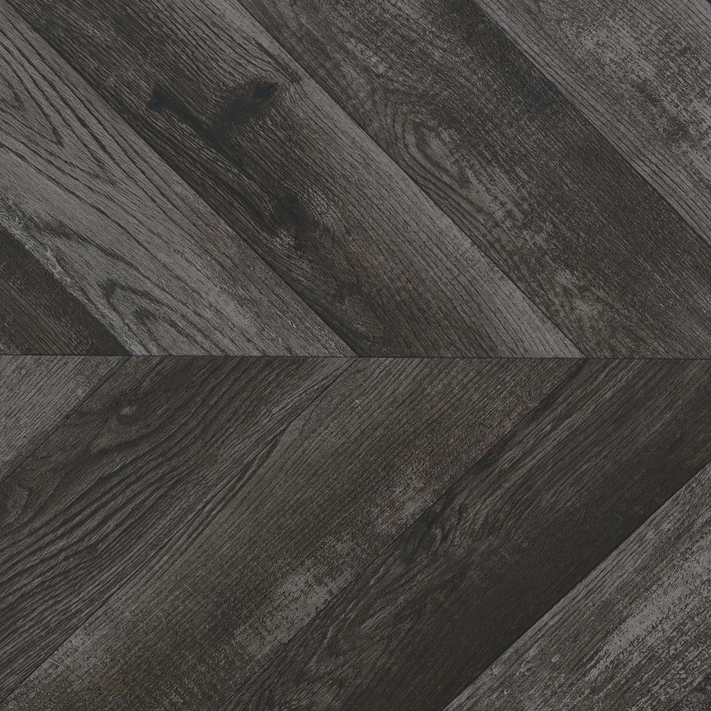 Herringbone - Bookcase With Full Length Shelf - Gray