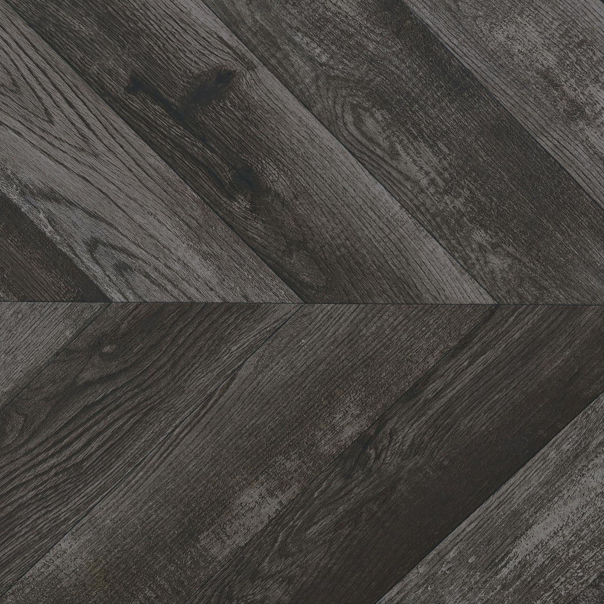 Herringbone - Bookcase With Full Length Shelf - Gray