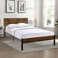 Twin Metal Bed Sturdy System Metal Bed Frame - Black
