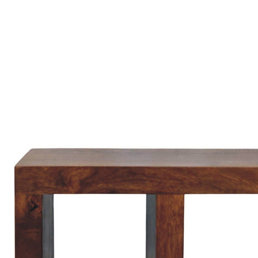 Orion - Curved Media Unit - Brown