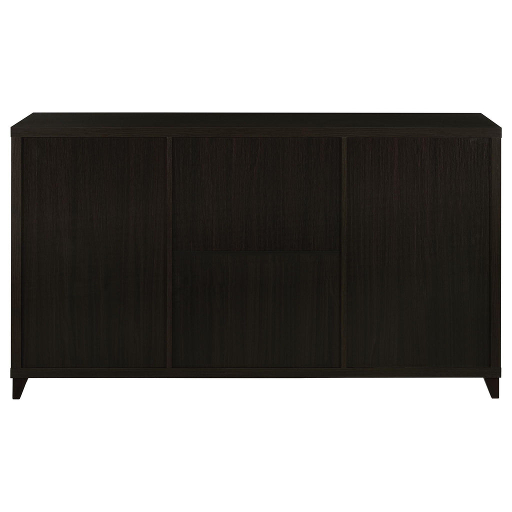 Nyler - 3 Drawer Rectangular TV Console - Cappuccino