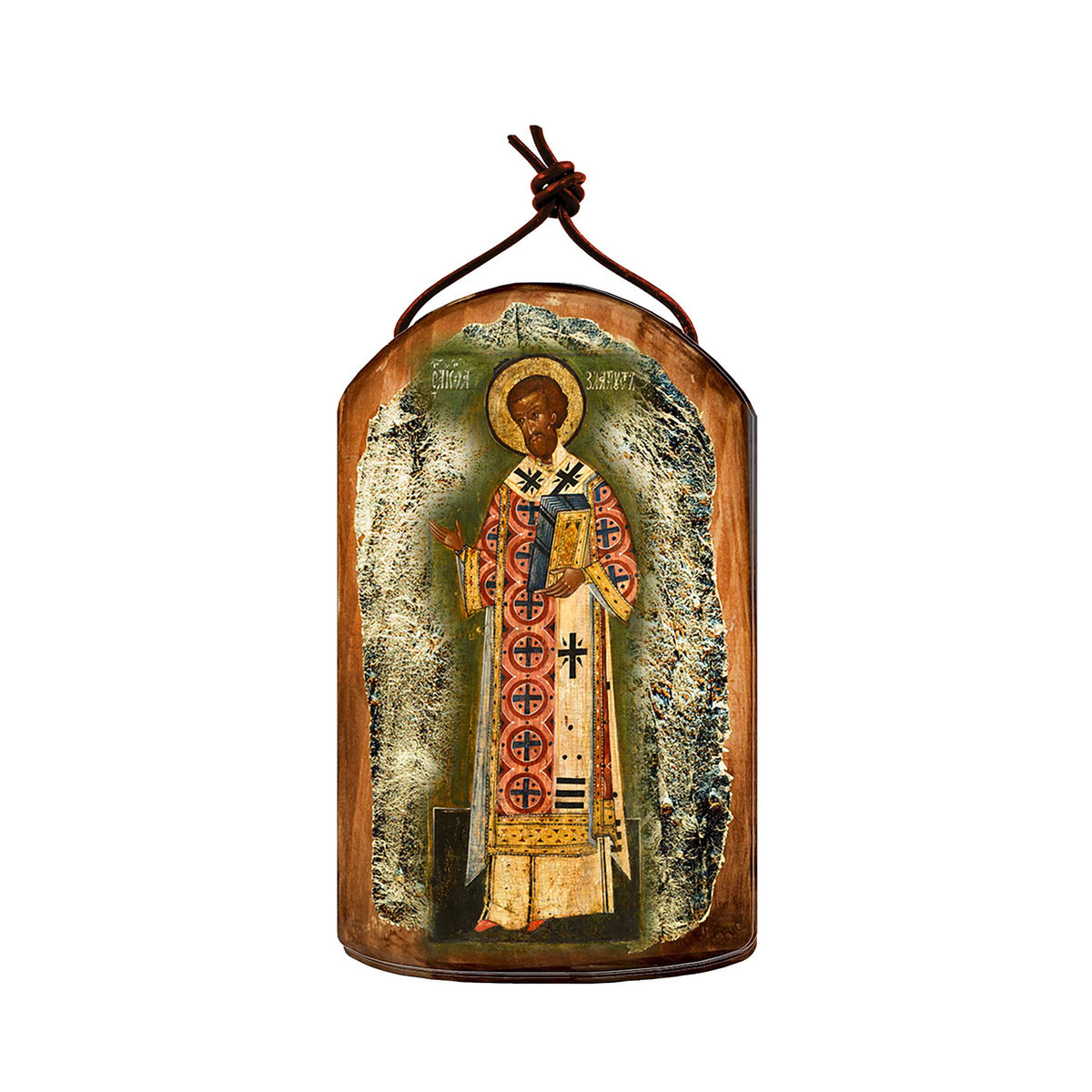 Saint Chrysostom Religious Christian Sacred Icon Ornament - Inspirational Icon Decor - 87054