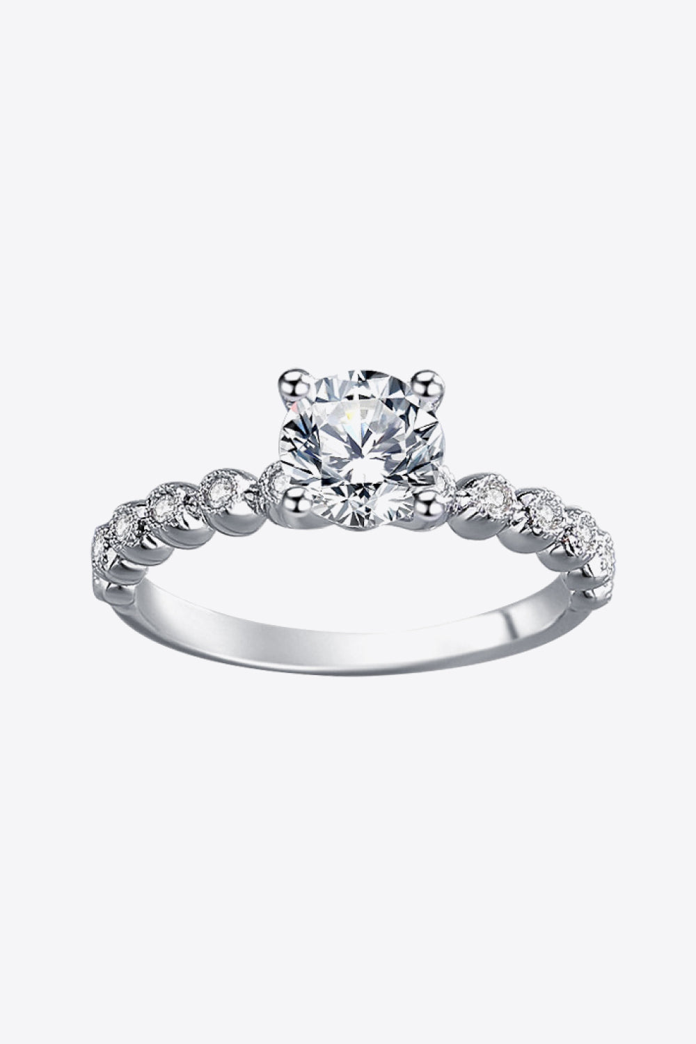 Classic 4-Prong Brilliant Round Cut Sparkala™ Ring
