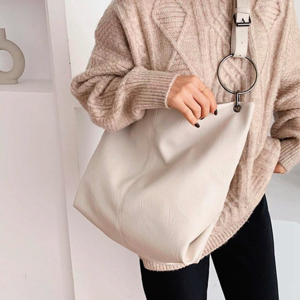 CeCe Vegan Leather Shoulder Bag