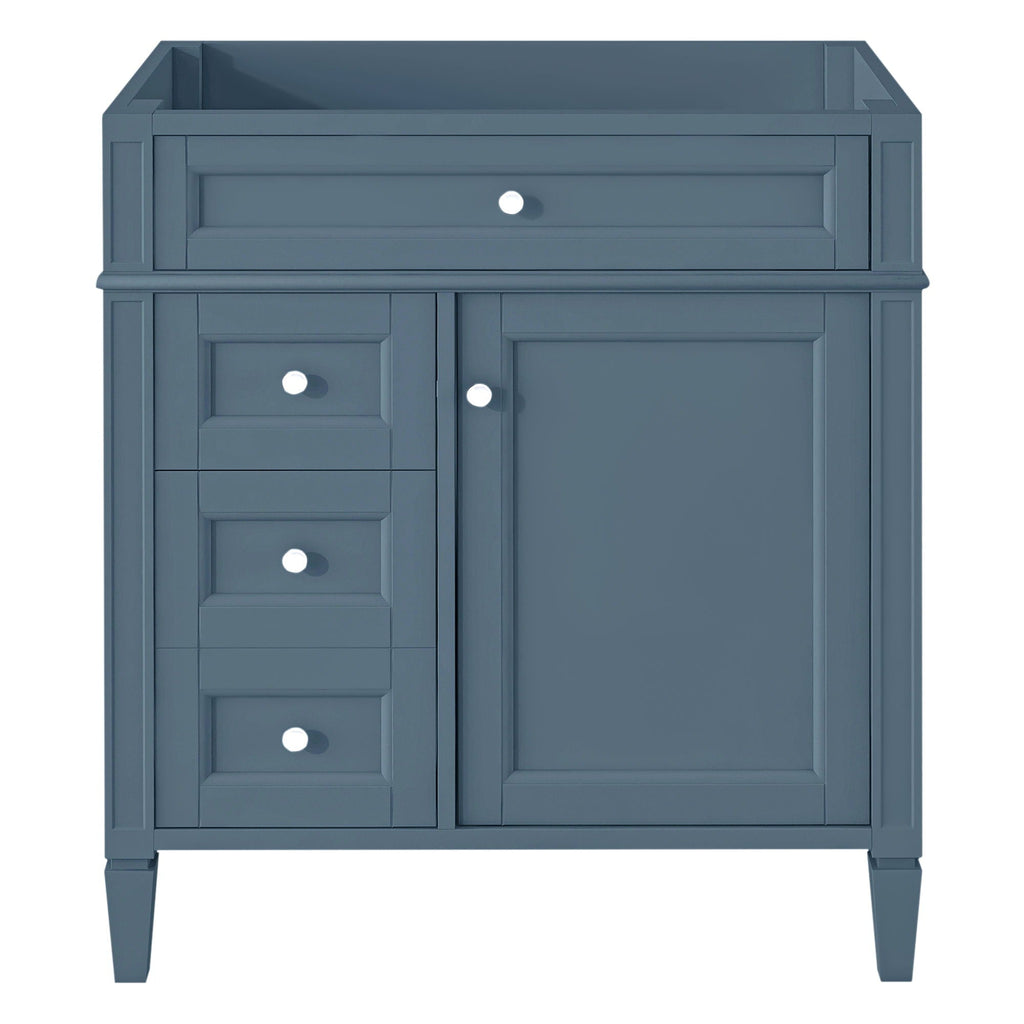 Bathroom Vanity With 2 Drawers And Tip-Out Drawer, Storage Cabinet