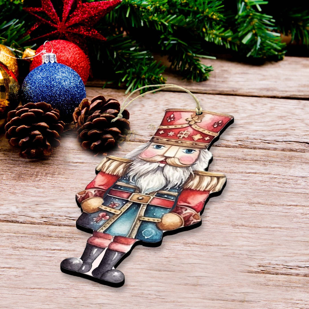 Nutcrackers Decorative Wooden Ornaments of 3 by G. Debrekht - Christmas Decor - 8091008-S3