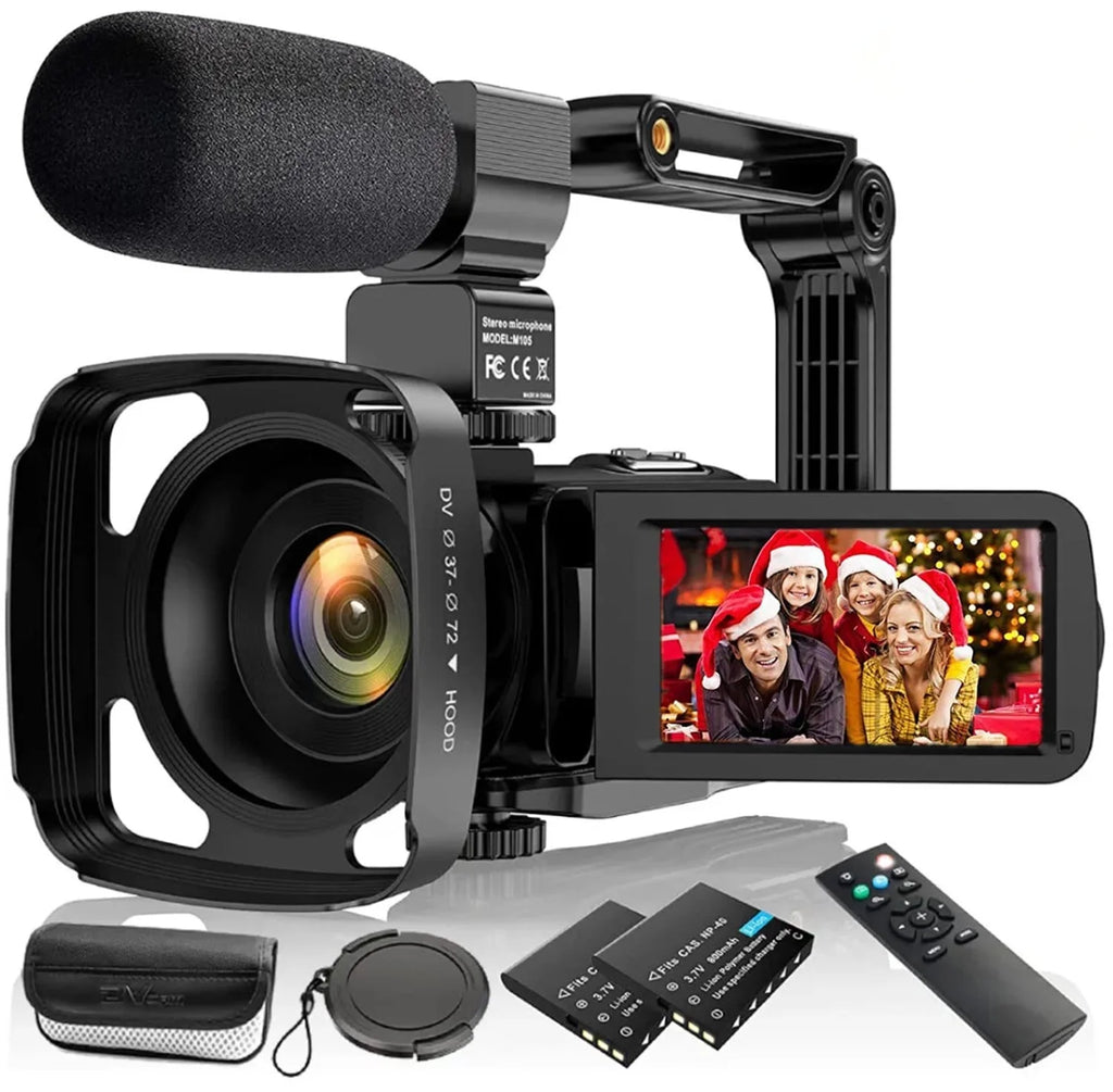 Videocámara 4K Para Youtube Vlogging Cámara Digital IPS 48MP 16X Zoom Digital Grabadora