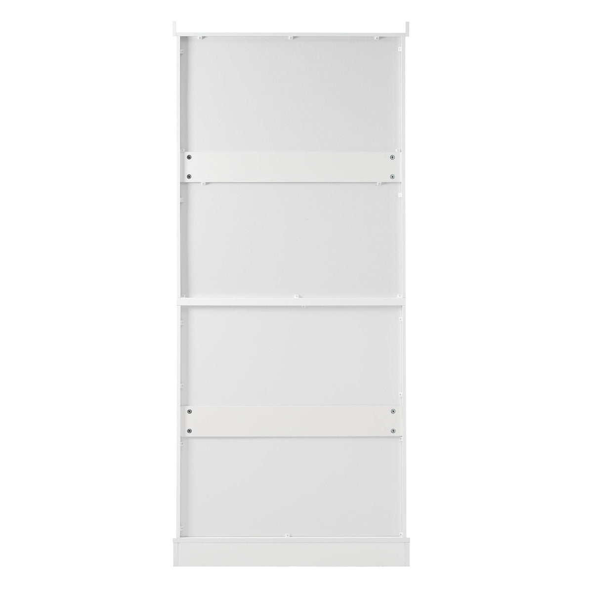 Freestanding Tall Bathroom Cabinet With Adjustable Shelves, Drawers, Soft Close Glass Doors