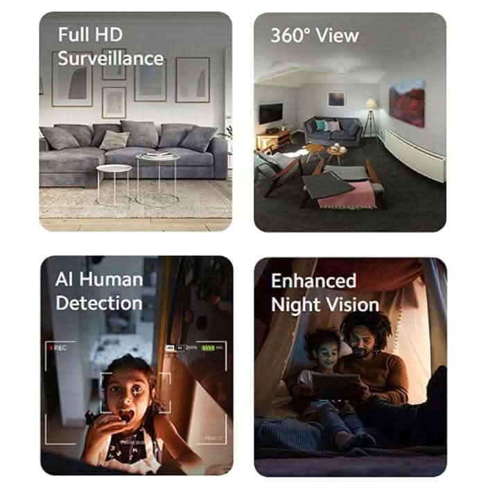 360 Full HD Wi-fi Wireless IP CCTV Security Camera