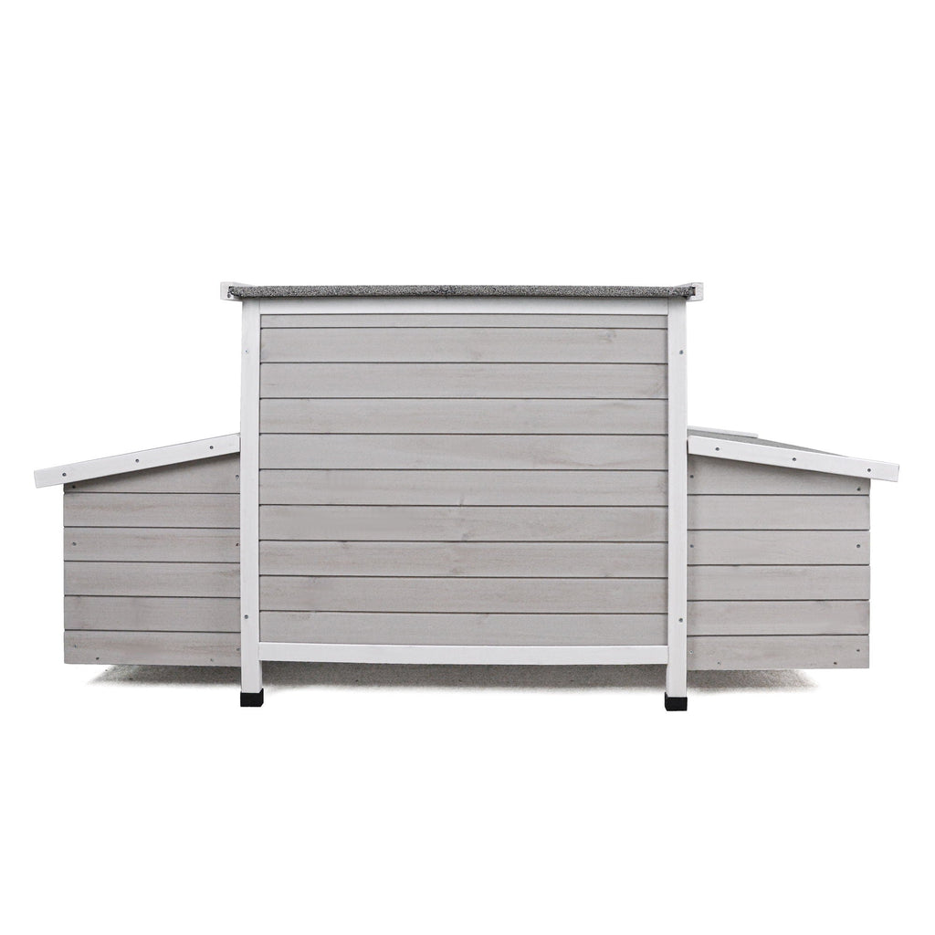 Large Chicken Coop Outdoor Hen House & Dual Nesting Boxes