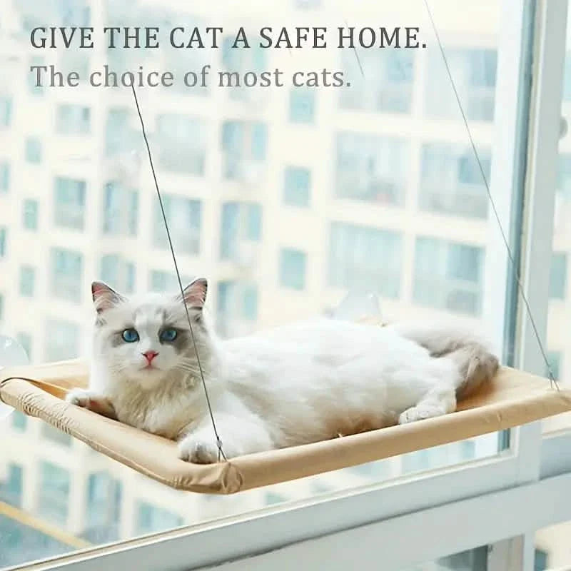 360¬∞ Cat Window Hammock: A Space-Saving Sunny Seat for Indoor Cats!
