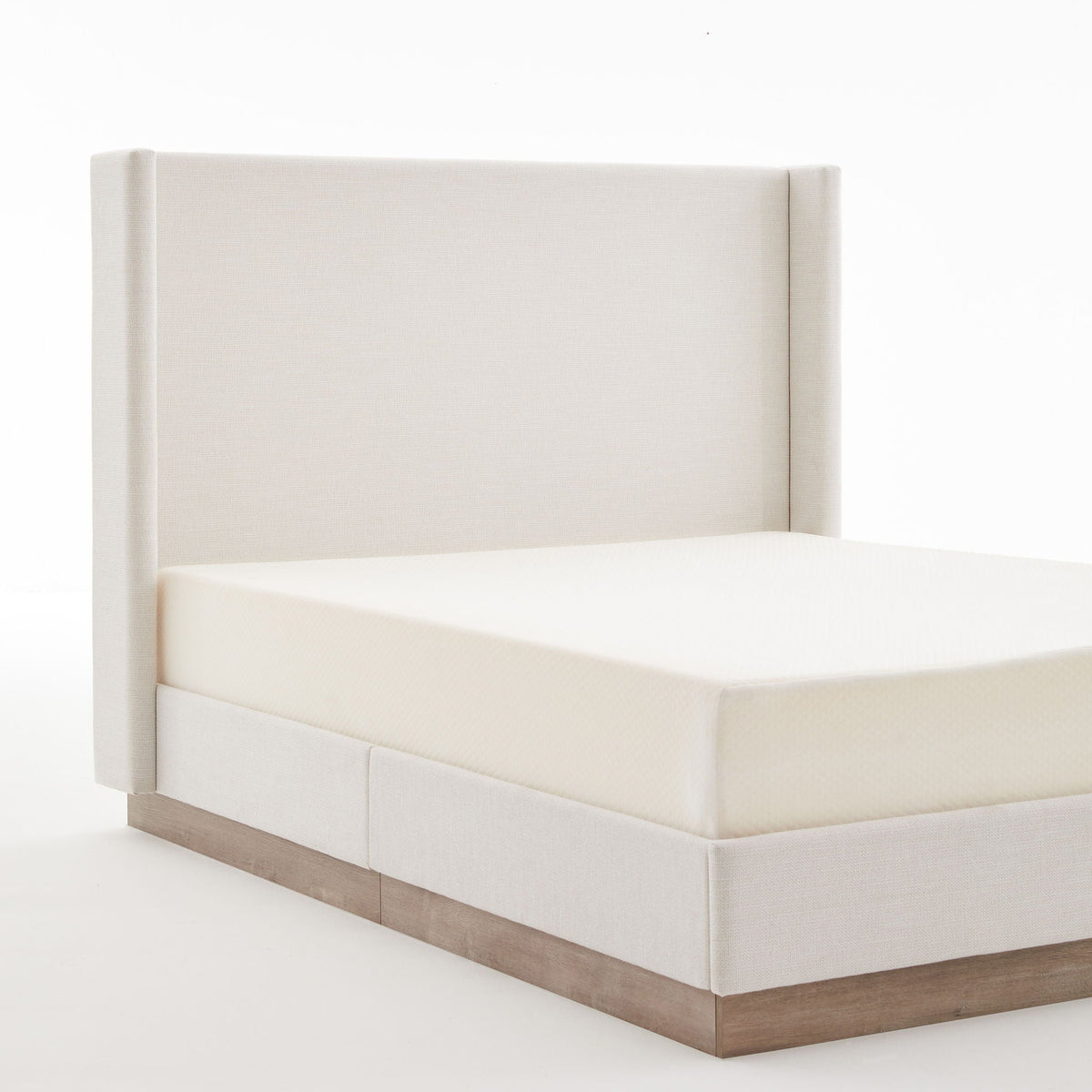 Hosford - Minimalist Upholstered Wingback Bed