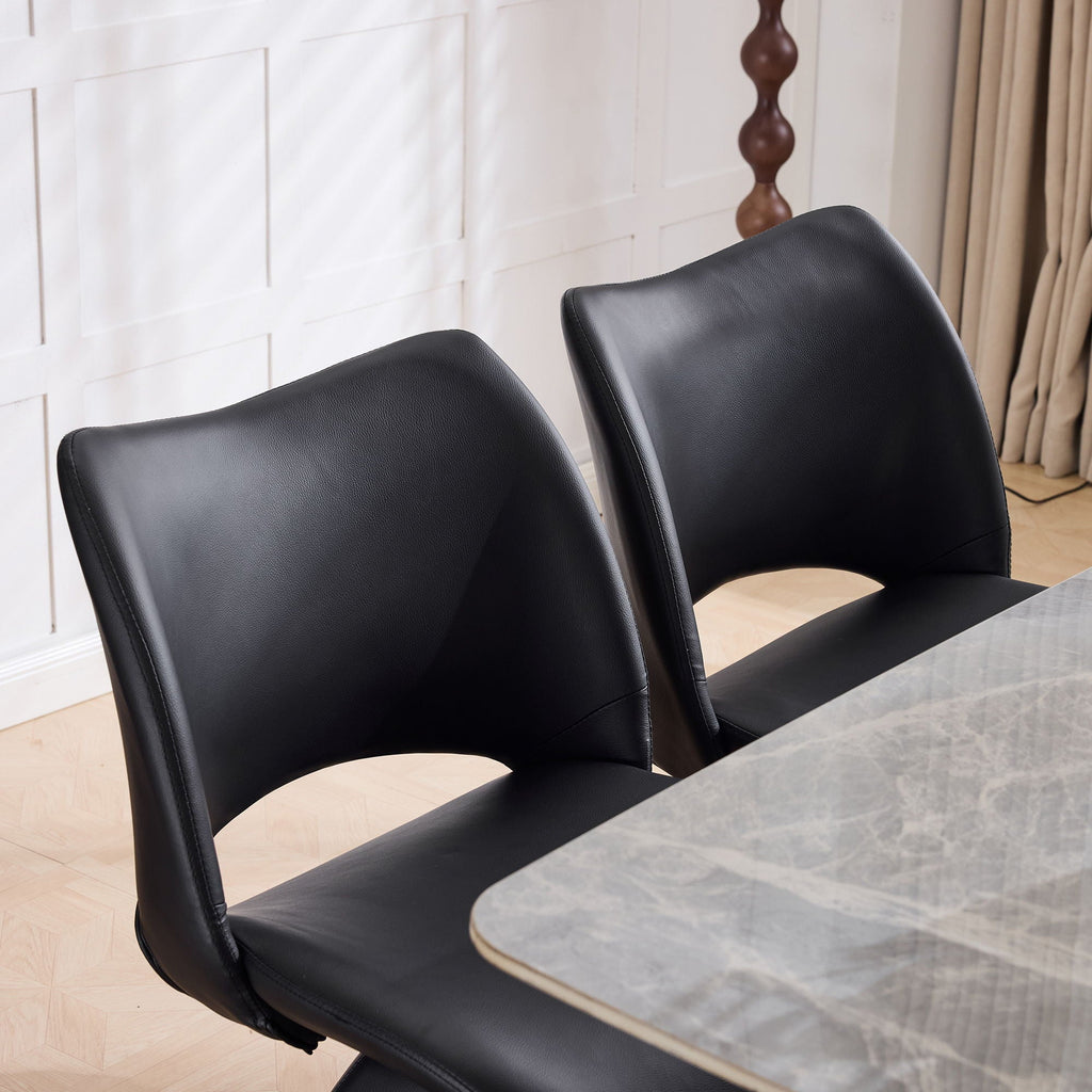 Modern Swivel Dining Chair With High Back