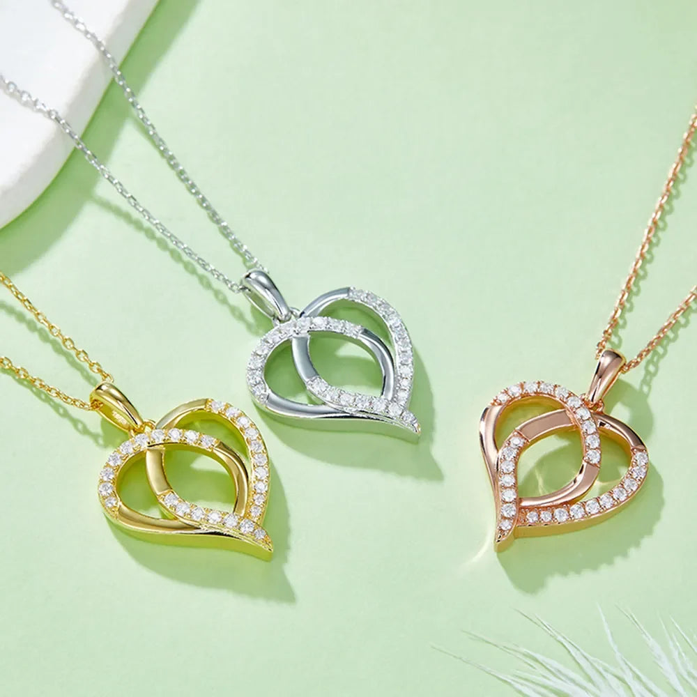 Sparkala™ 925 Sterling Silver Heart Shape Necklace