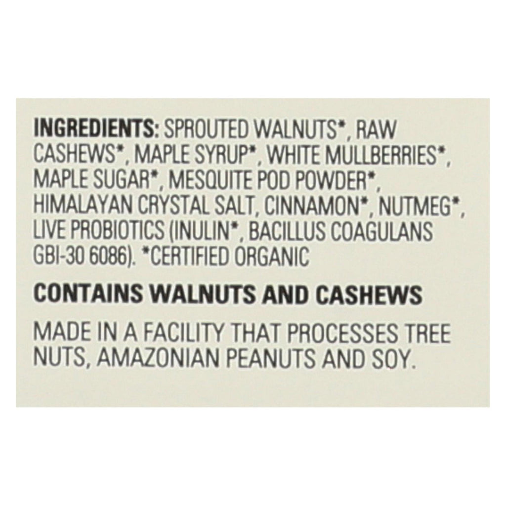 Living Intentions Activated Superfood Malted Maple Nut Blend Case of 6, 4 Ounce