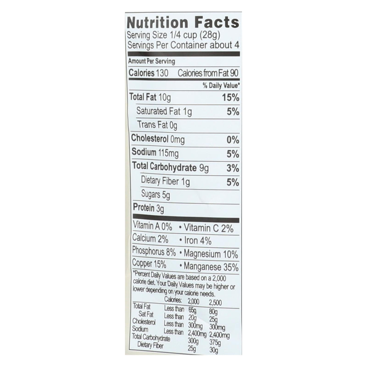 Living Intentions Activated Superfood Malted Maple Nut Blend Case of 6, 4 Ounce
