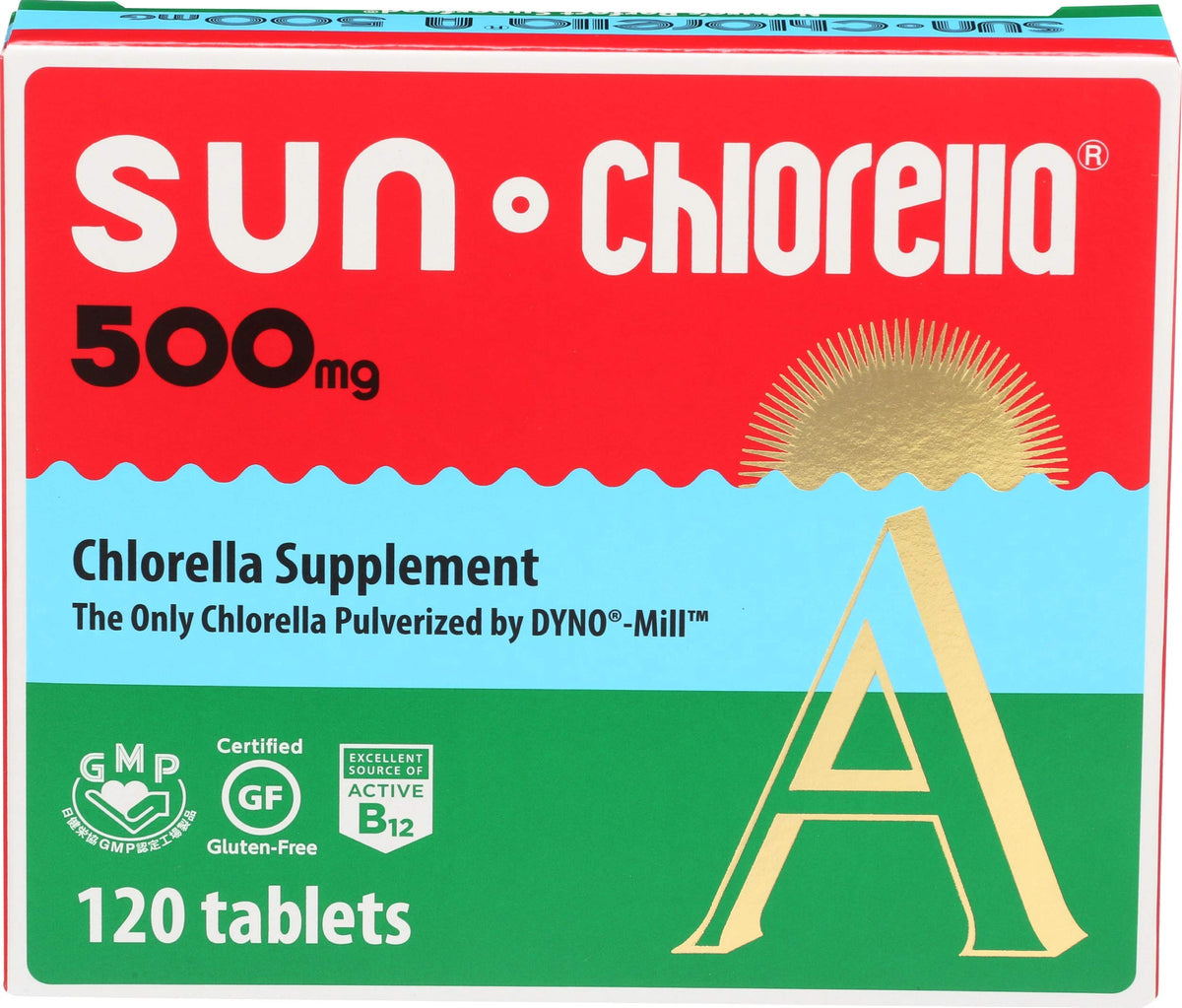 Sun Chlorella 500 Mg Tablets, 120 Count