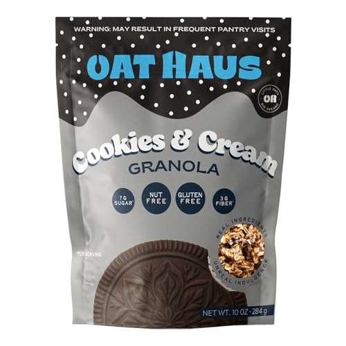 Oat Haus Cookies and Cream Granola Butter, 10 oz, Case of 6
