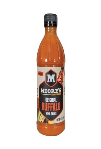 Moore's Original Buffalo Wing Sauce, Case of 6, 16 Fluid Ounce