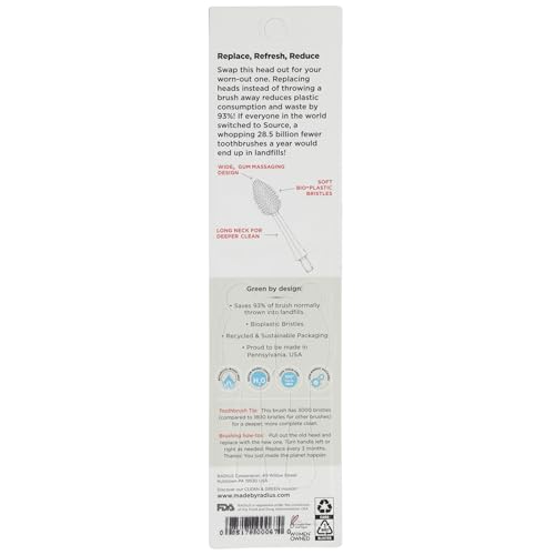 RADIUS Soft Replacement Heads, 2 Count