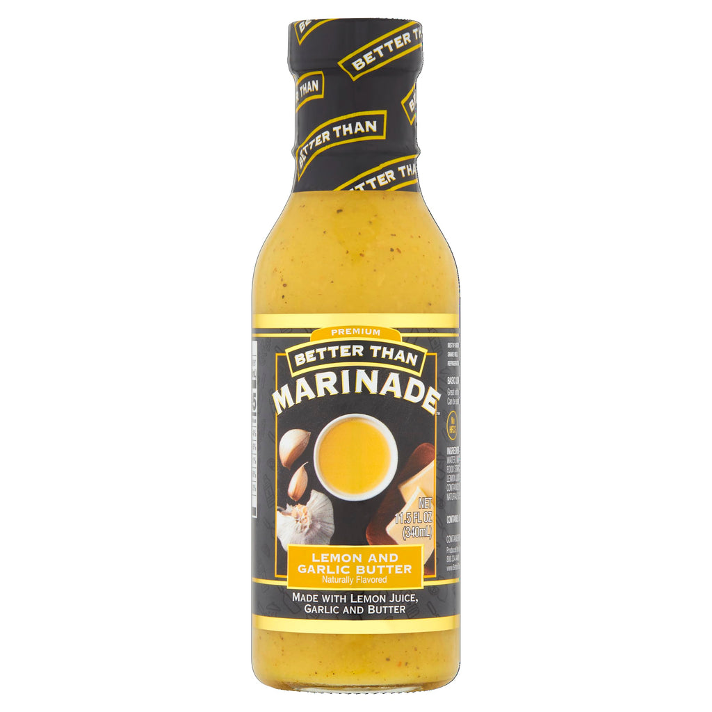 Better Than Marinade Lemon Garlic Butter Marinade, Case of 6, 11.5 Fluid Ounce Bottles