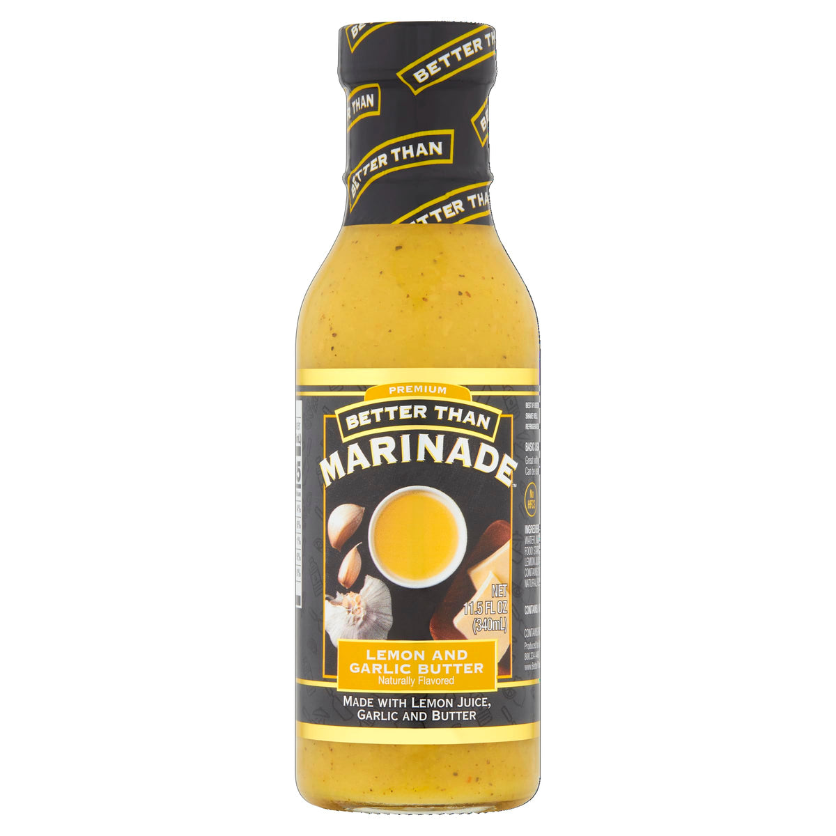 Better Than Marinade Lemon Garlic Butter Marinade, Case of 6, 11.5 Fluid Ounce Bottles