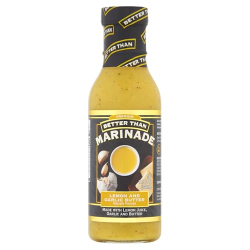 Better Than Marinade Lemon Garlic Butter Marinade, Case of 6, 11.5 Fluid Ounce Bottles