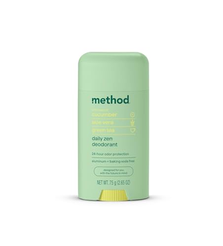 Method Daily Zen Deodorant, Case of 24, 2.65 Ounce Sticks