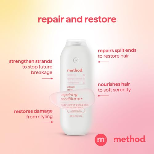 Method Island Mist Repairing Conditioner, Case of 6, 13.5 Fluid Ounce Bottles