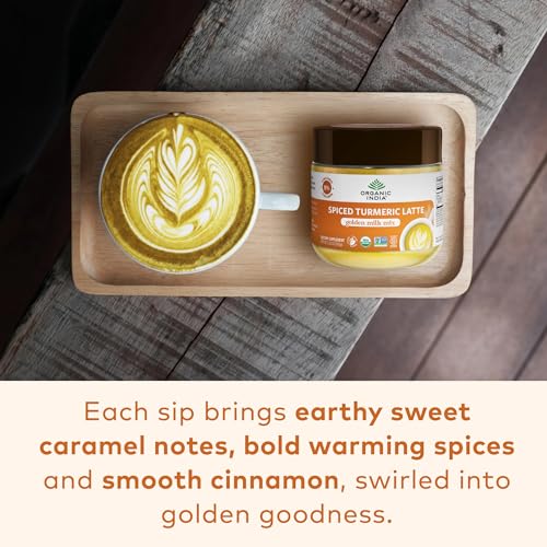 Organic India Spiced Turmeric Latte Golden Milk Mix, 3.52 oz