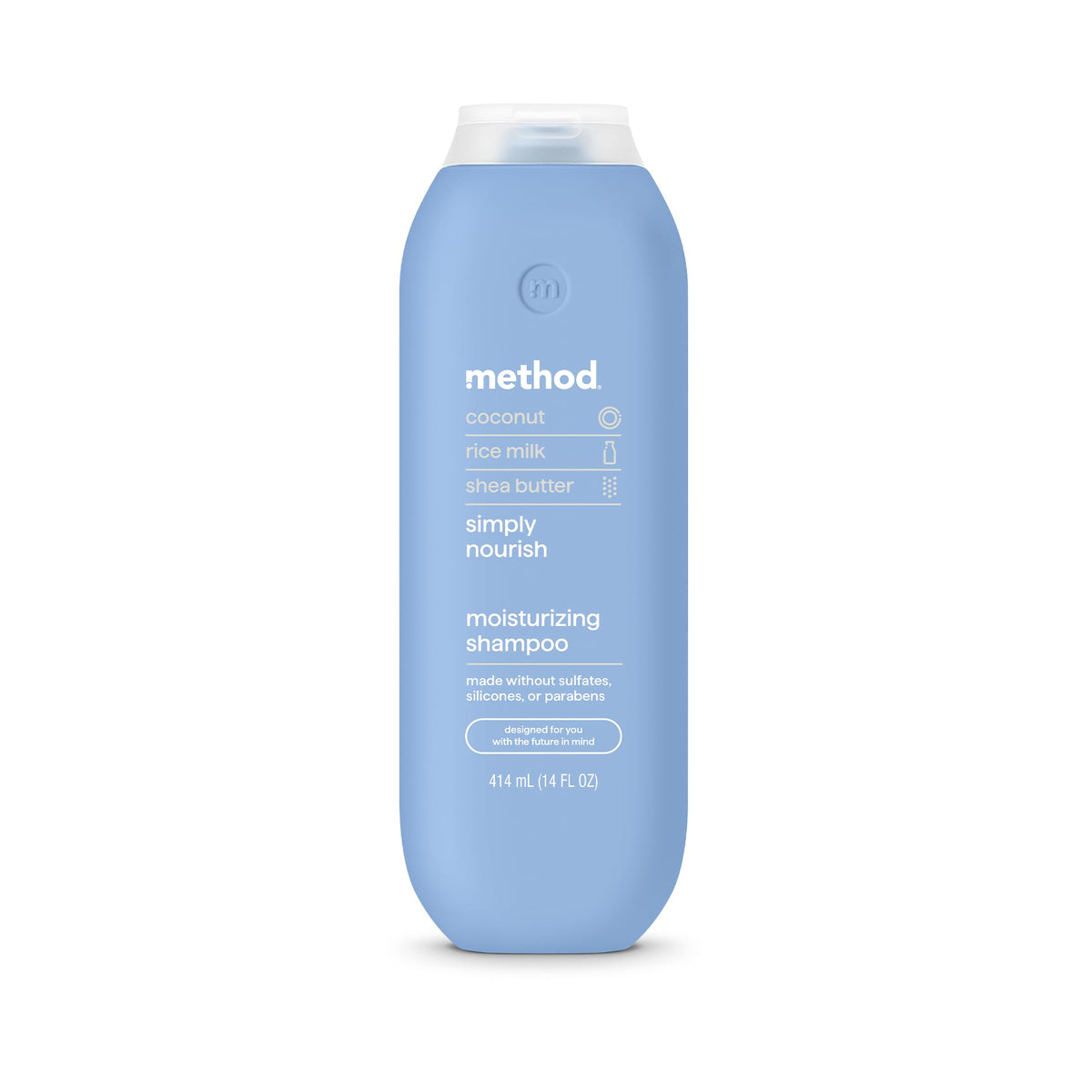 Method Simply Nourish Moisturizing Shampoo, Case of 6, 14 Fluid Ounce Bottles