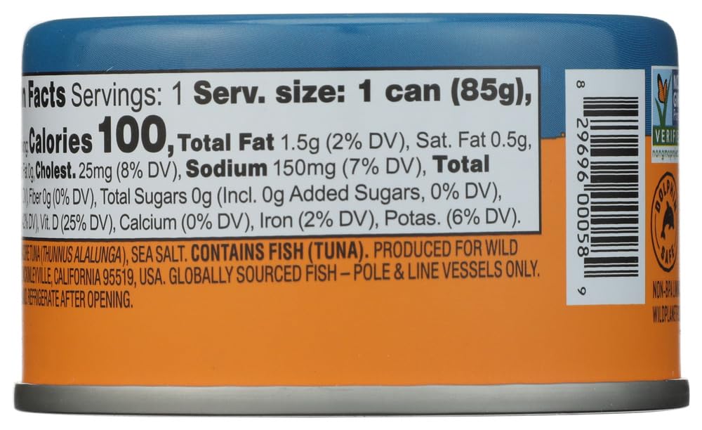Wild Planet Wild Albacore Tuna, Case of 12, 3 Ounce Cans