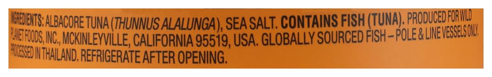 Wild Planet Wild Albacore Tuna, Case of 12, 3 Ounce Cans