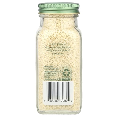 Simply Organic Organic Sesame Seed, Case of 6, 2.82 Ounces Each