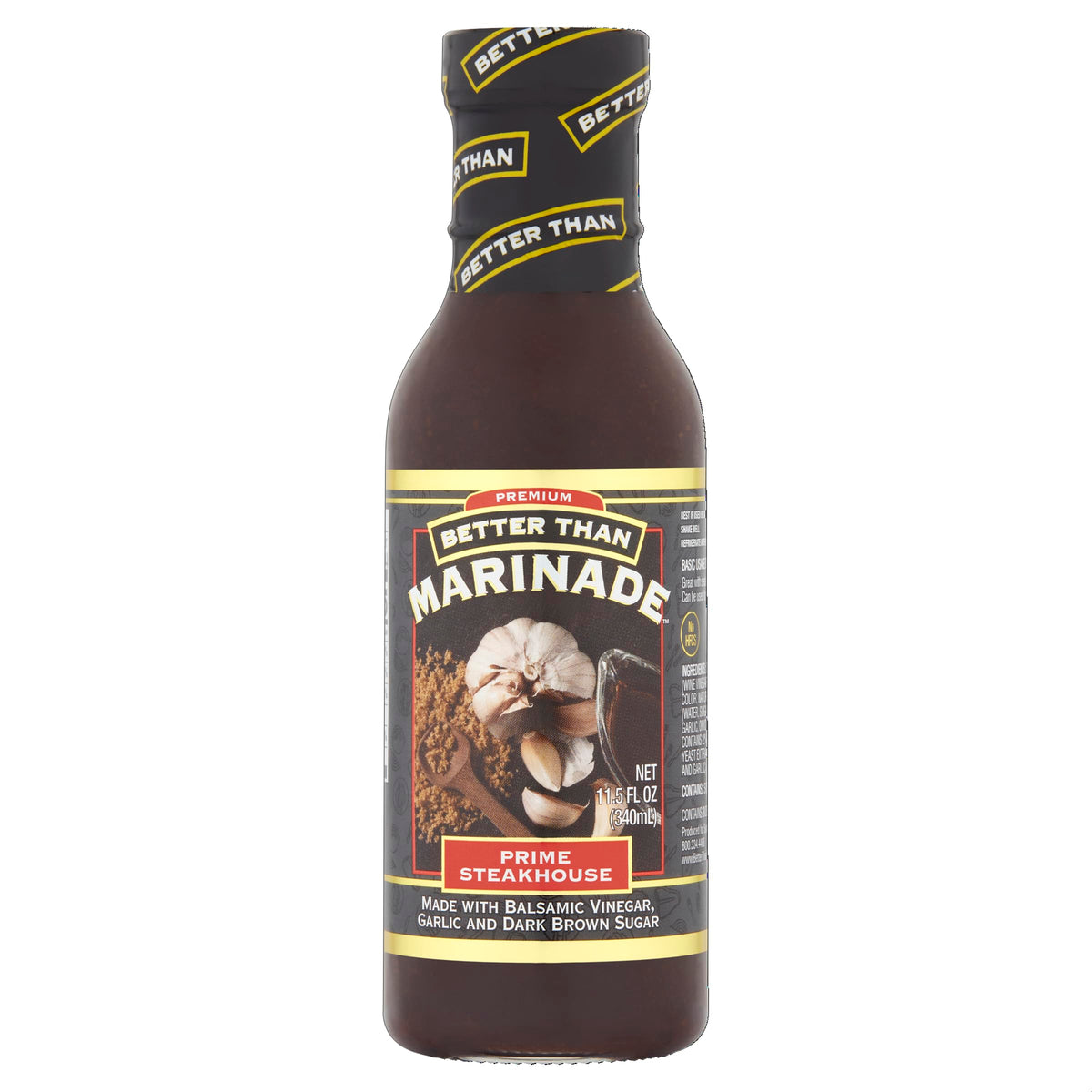 Better Than Marinade Prime Steakhouse Marinade, Case of 6, 11.5 Ounces Each