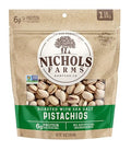 Nichols Farms Roasted Salted Shelled Pistachios, Case of 8, 16 Ounces Each