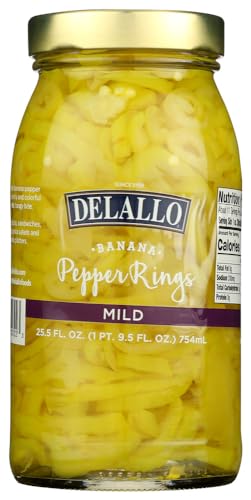 DeLallo Pepper Rings, Case of 6, 25.5 oz