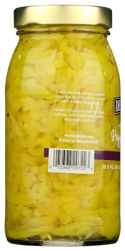 DeLallo Pepper Rings, Case of 6, 25.5 oz