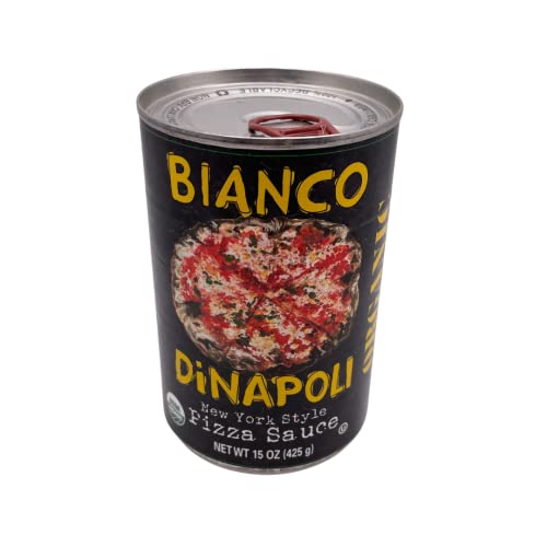Bianco DiNapoli Organic New York Style Pizza Sauce, 15 Ounce, Case of 8