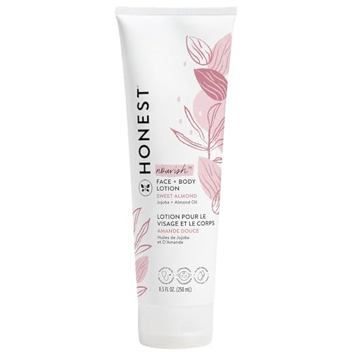 The Honest Company Sweet Almond Face and Body Lotion, 8.5 fl oz