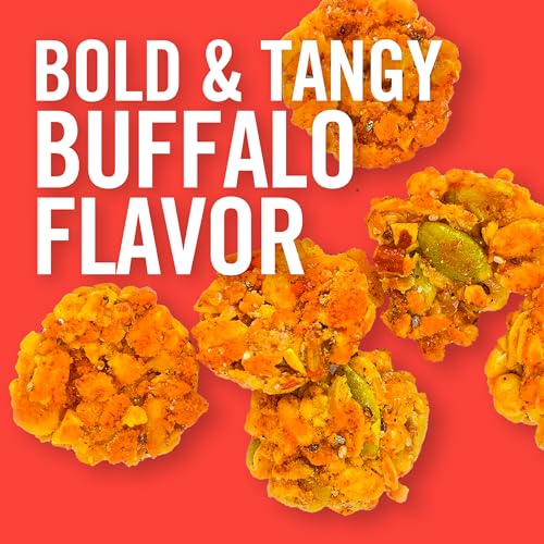 Dave's Killer Bread Organic Bold Buffalo Snack Bites, Case of 6, 7.2 oz