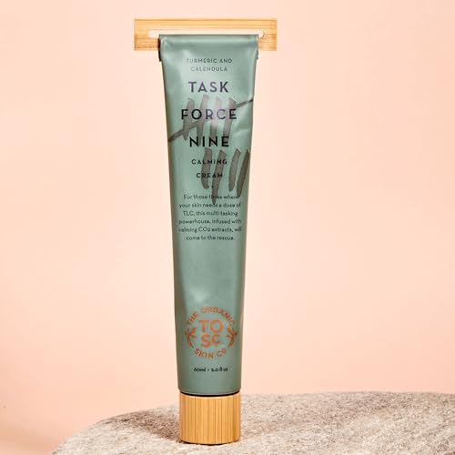 The Organic Skin Co. Task Force Nine Turmeric and Calendula Calming Face Cream Moisturizer, 2 fl oz