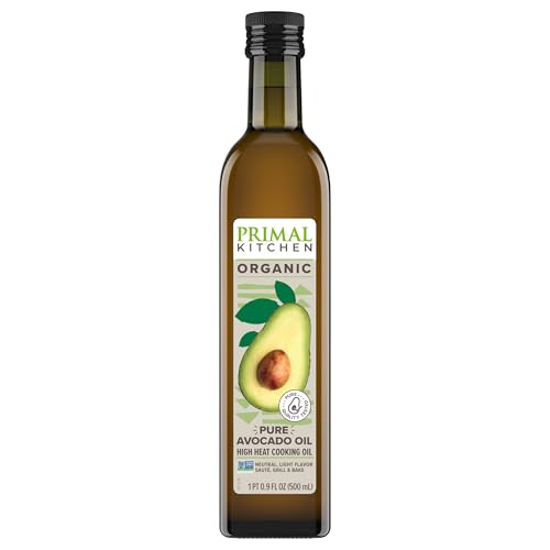 Primal Kitchen Organic Pure Avocado Oil, Case of 6, 16.9 fl oz Each